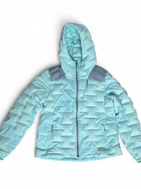 Stio Women’s Sky Blue Skillet Stretch Goose Down Jacket With Hood- Medium